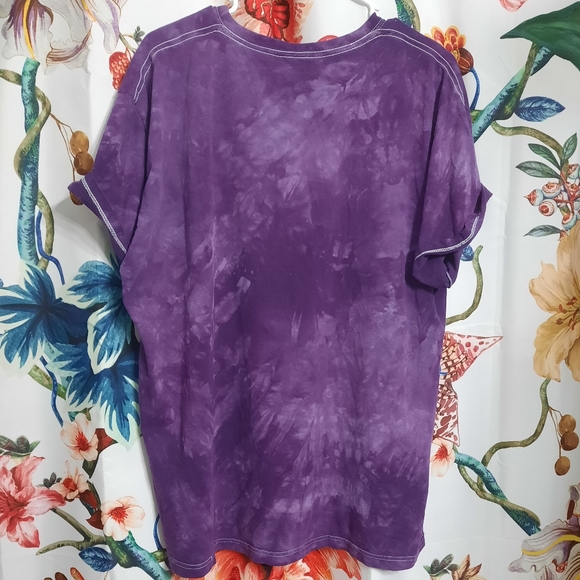 ~{Jerzees}~ Vintage 90's tie dye Native American print t-shirt. - Picture 5 of 10